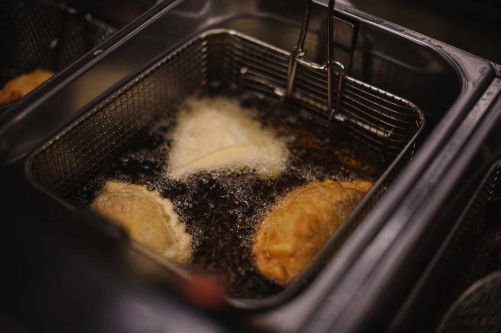 reheating dumplings by deep frying