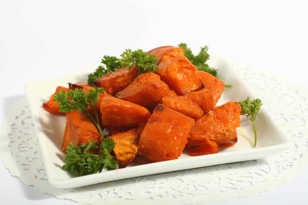 Roasted Orange-Chipotle Acorn Squash and Sweet Potato (Paleo)