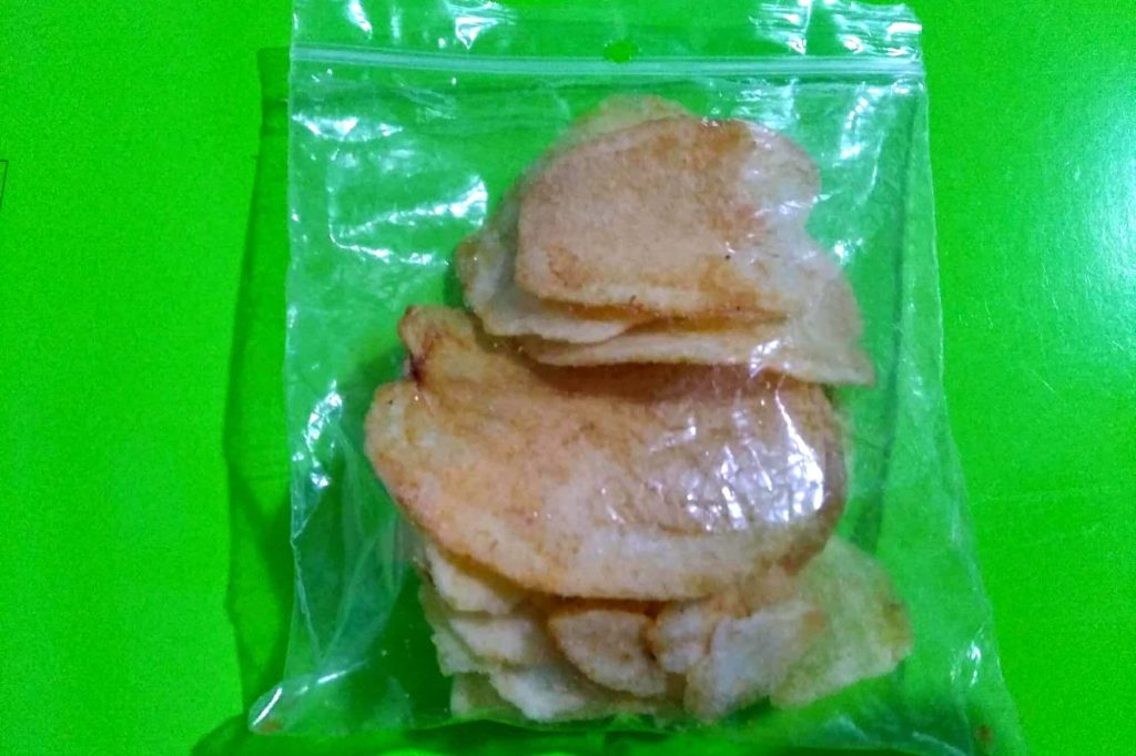 potato chips in ziploc