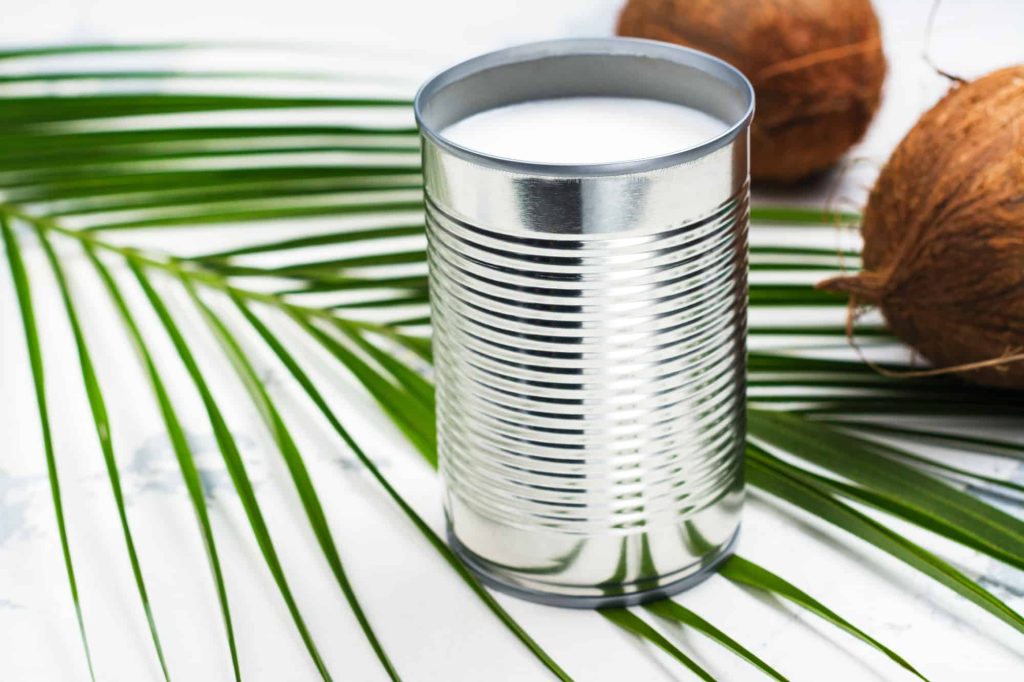 canned coconut milk 