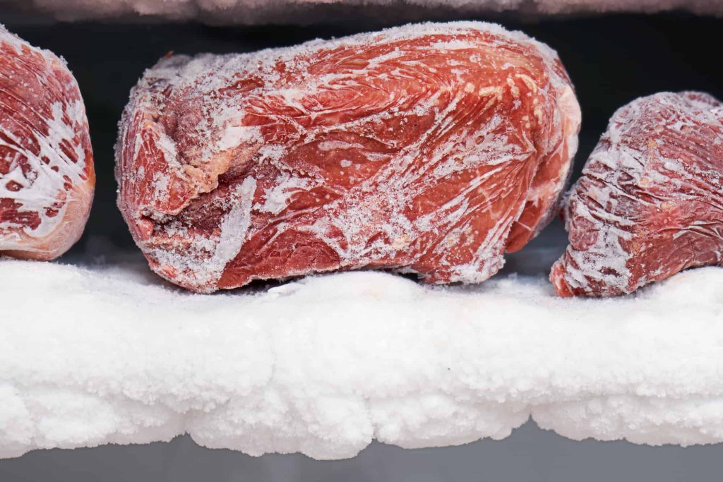 frozen venison meat