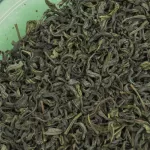 loose grean tea leaves