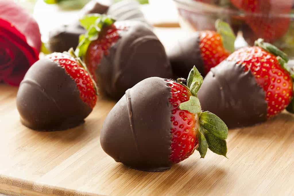 chocolate-covered strawberries