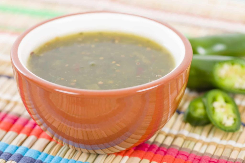 jalapeno marinade in a bowl