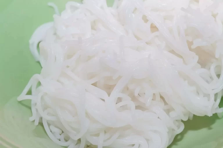 rice vermicelli noodles in a bowl